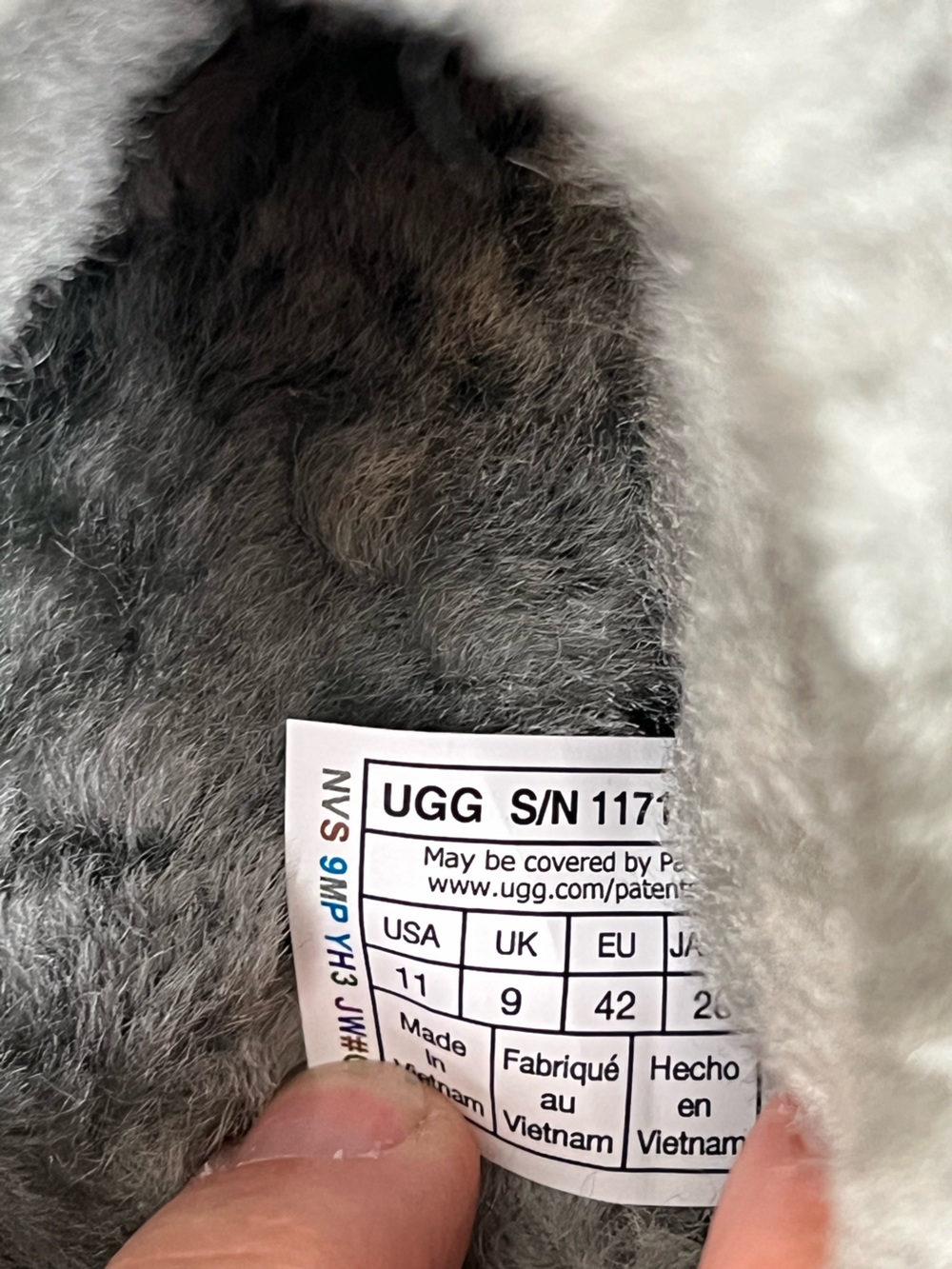 Ugg Micro Biarritz  Cozy sided Slip-On Shoes in Light Gray 11 - Picture 8 of 11
